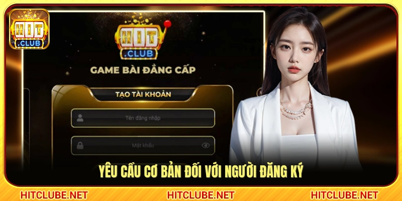 Điều kiện cần đáp ứng trước khi tạo tài khoản