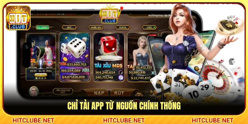 Ưu tiên cài đặt ứng dụng từ link chính thức